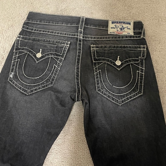 True Religion Grey Jeans - Picture 2 of 7